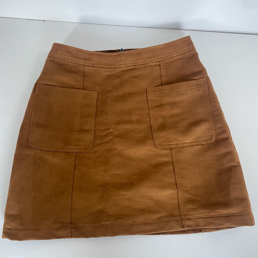 Old navy polyester mini skirt tan size 2